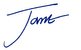 Handtekening Jane Iredale